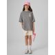 4. T-shirt loose z nadrukiem dziewczęcy 4F 4FJRSS26TTSHF3980-25S