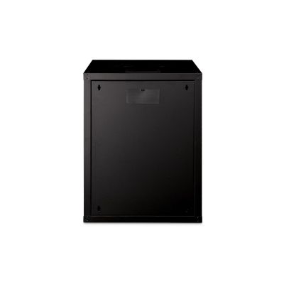 21. Szafa sieciowa wisząca Unique 19" 16U rack 600x600, drzwi szyba, czarny, niedzielona, złożona, 100kg