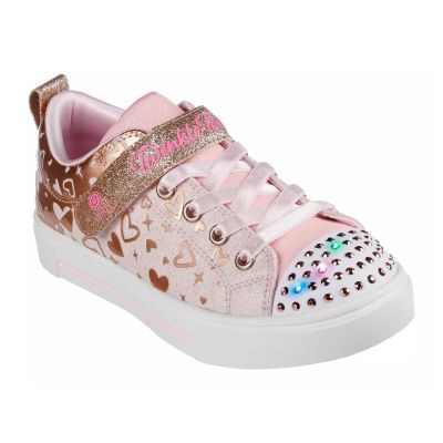 5. Buty Skechers S Lights® Twinkle Sparks Heather Charm Jr 314787L-LPRG LT