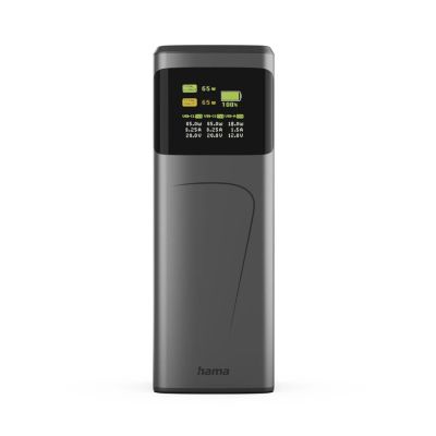 4. Hama High Power Litowo-jonowa (Li-Ion) 20000 mAh Szary