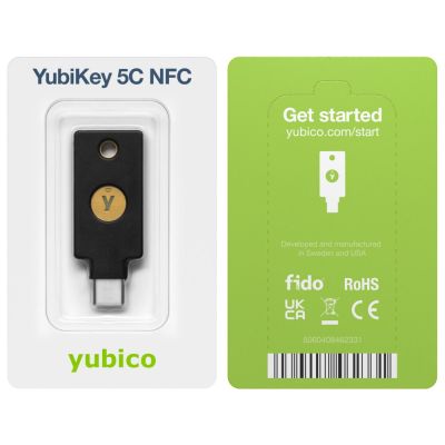 3. Klucz Sprzętowy Yubico YubiKey 5C NFC U2F FIDO
