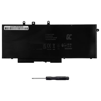 3. GREEN CELL BATERIA DE128V2 93FTF GJKNX DO DELL LATITUDE 5280 5290 5480 5490 5580 5590 5591 PRECISION 3520 3530 6200MAH 7.6V