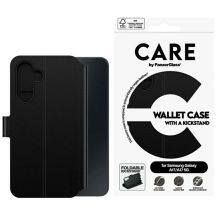 Etui CARE by PanzerGlass Wallet Case M.  Kickstand do Samsung Galaxy M17 5G / A17 / A17 5G - czarne