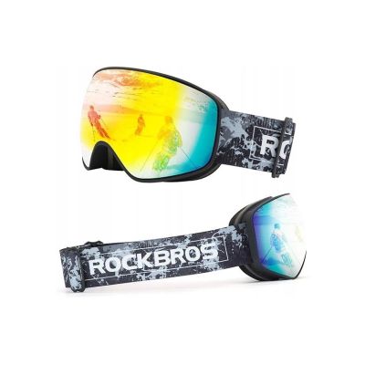 ROCKBROS gogle narciarskie dziecięce SP284 czarne