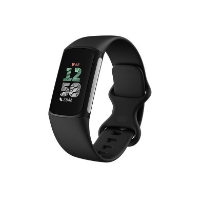 3. Lokalizator aktywności Fitbit Charge 6 z silikonowym uendelighedsband, obsydian, Bluetooth, NFC, 37.64 g