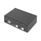9. DIGITUS PRZEŁĄCZNIK KVM 2 PORTOWY HDMI, 4K 30HZ DS-12870