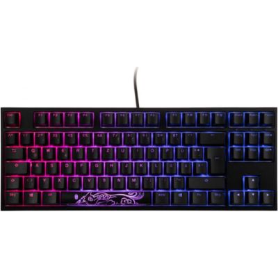 4. Ducky One 2 RGB TKL klawiatura Gaming USB Niemiecki Czarny