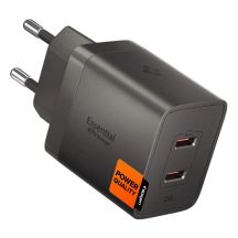 Ładowarka sieciowa Spigen Essential EE472EU-GAN 2-Porty 47 W - ciemnoszara