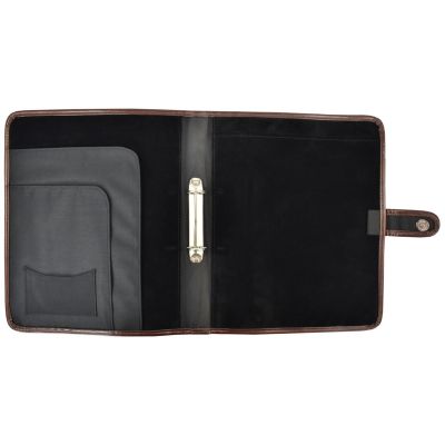 2. ORGANIZER / PORTFOLIO BRĄZOWO-CZARNY SEMI LINE