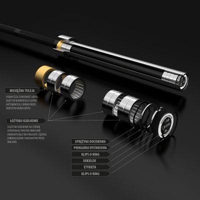 58. Gryf do crosffitu HMS Premium GCF700 220 cm 20 kg