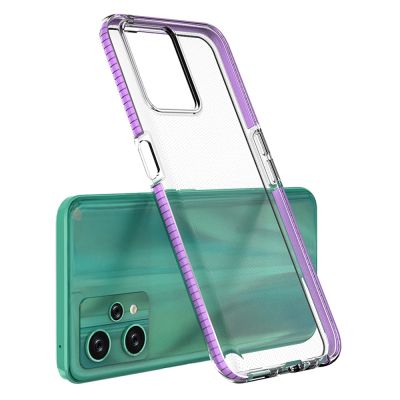 2. Spring Case etui Realme 9 Pro silikonowy pokrowiec z ramką czarne