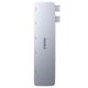 2. Hub USB Baseus UltraJoy Series 6w1 USB-C 40 Gb/s USB 3.0 HDMI 4K z czytnikiem SD i microSD - szary