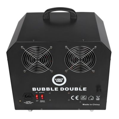 14. LIGHT4ME BUBBLE DOUBLE - Wytwornica baniek 300W, pilot bezprzewodowy
