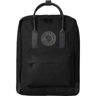 Fjällräven Kanken No.2 plecak Plecak turystyczny Czarny Bawełna, Skóra, Poliester pochodzący z recyklingu