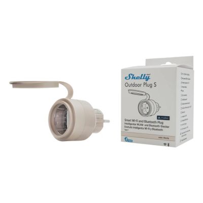6. Inteligentne gniazdko zewnętrzne WiFi Shelly Outdoor Plug S Gen3