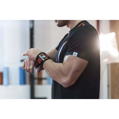 11. Elastyczne usztywniacze / ściągacze nadgarstka | Black/Red