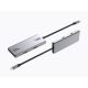 3. GEMBIRD 4-PORTOWY HUB USB 3.2 (GEN 2) TYPU C Z 4 PORTAMI A + C SZARY