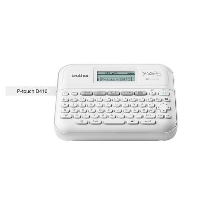 10. Brother PT-D410 drukarka etykiet Termotransferowy 180 x 180 DPI 20 mm/s Przewodowa TZe QWERTY
