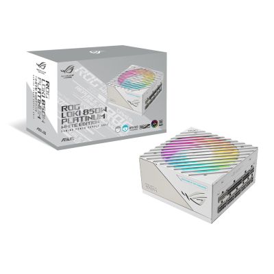 12. Zasilacz Asus ROG LOKI 850P WHITE SFXL