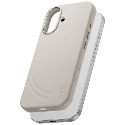 2. Etui CARE by PanzerGlass FLOW MagSafe na iPhone 17 - beżowy