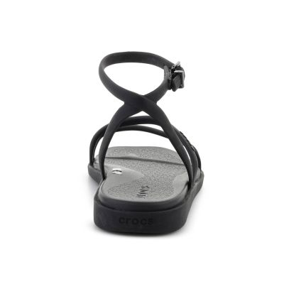 5. CROCS MIAMI ANKLE STRAP SANDAL W BLACK 212256-001