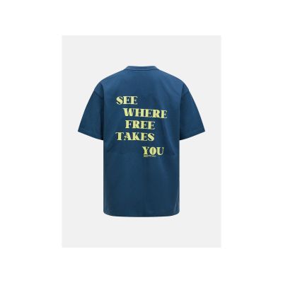 3. Koszulka PEAK PERFORMANCE M Graphic Tee niebieski