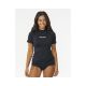 Lycra RIP CURL Classic Surf Ss Upf Rashguard czarny