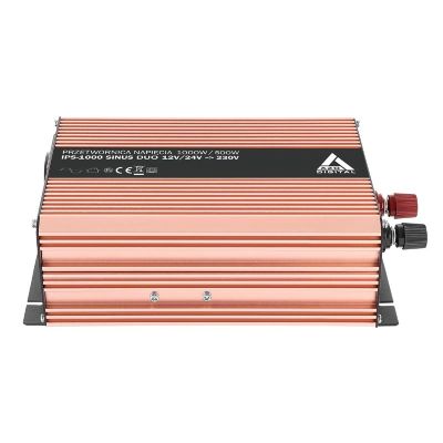 3. AZO Digital Przetwornica napięcia 12 VDC / 24 VDC / 230 VAC SINUS IPS-1000S 1000W DUO