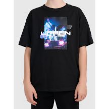 T-shirt z nadrukiem chłopięcy 4F 4FJWAW26TTSHM3516-20S