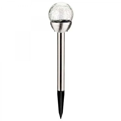 14. LAMPA SOLARNA SZKLANA KULA 7,5x34CM RGB