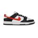 Męskie buty sportowe Nike Dunk Low Retro Black/White/Red - FB3354-001