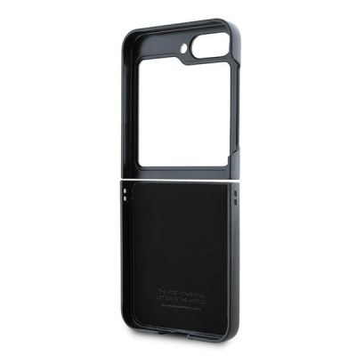 7. Etui BMW Carbon Tricolor na Samsung Galaxy Z Flip 6 - czarne