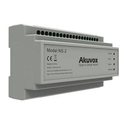 2. Akuvox NS-2 przełącznik sieciowy Fast Ethernet (10/100) DIN rail Szary