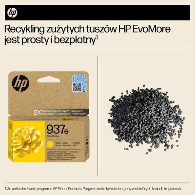 19. HP Oryginalny żółty tusz 937e EvoMore