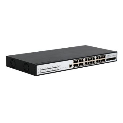 2. Extralink Switch PoE Chiron Pro 24x RJ45 1000Mb/s PoE, 4x SFP+, L3, zarządzalny, 370W