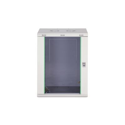 4. Digitus Szafa sieciowa wisząca DYNAmic 19" 16U rack 600x450, drzwi szyba, szary, niedzielona, złożona, 60kg