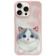 Etui Nimmy Big Eyed Pet 2.0 Cat na iPhone 15 Pro Max - różowe