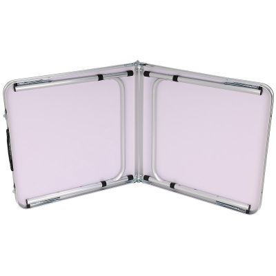 6. STOLIK TURYSTYCZNY SKŁADANY KEMPINGOWY 120X60X70/62/55CM SZARY