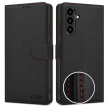 Etui Tech-Protect Wallet na Samasung Galaxy A57 5G - czarno-czerwone
