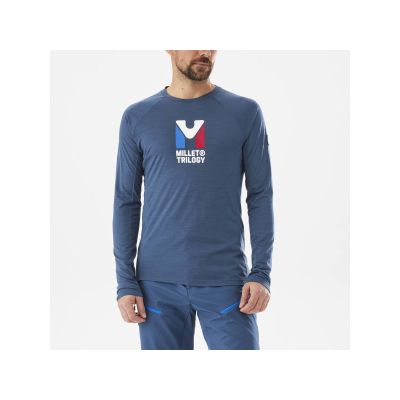 6. Bielizna MILLET M Trilogy Wool Ts Ls granatowy
