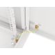 8. Szafa instalacyjna Rack wisząca 19" 9U 600x450 szara drzwi metalowe LANBERG (Flat Pack)