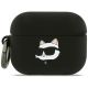 Etui Karl Lagerfeld Silicone Choupette Head 3D na AirPods Pro 3 - czarne