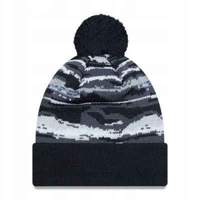 2. Czapka zimowa New Era Tottenham Hotspur F.C. Black Bobble Knit Beanie Hat - 60363502