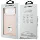 8. Etui Karl Lagerfeld Silicone Choupette Metal Pin na iPhone 18 Pro Max / 17 Pro Max - różowe