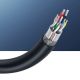 6. Kabel Ugreen US128 10370 USB-A 3.0 / USB-A 3.0 5Gb/s 1m - czarny