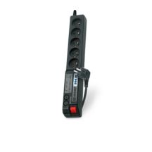 Listwa przeciwprzepięciowa Acar 504WF EMI/RFI (3m ; czarny)
