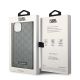 8. Etui Karl Lagerfeld Saffiano Mono Metal Logo na iPhone 14 Plus - szare