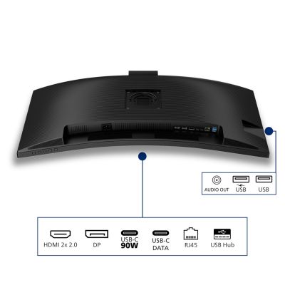 19. Philips 3000 series 34B2U3600CH/00 monitor komputerowy 86,4 cm (34") 3440 x 1440 px Wide Quad HD LCD Czarny