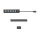 2. Hub Orico PW7U-U3 7x USB-A 3.0 + USB-C 5V/3A 1m - czarny