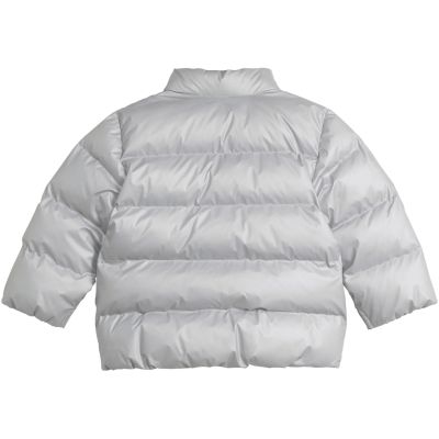 7. Kurtka dla dzieci adidas Synthetic Down Glam srebrna JM8870